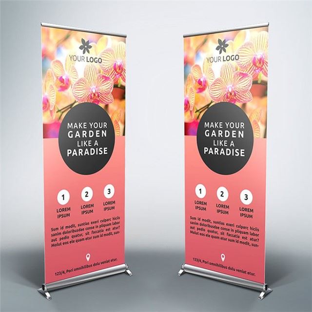 Roll Up PET-banner för latexutskrift
